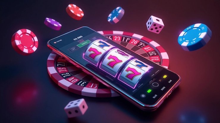 Antarmuka aplikasi mobile funktoto menampilkan menu utama dengan opsi pasar olahraga dan permainan dealer langsung